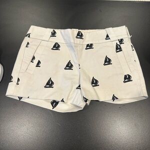 Jcrew sailboat shorts size 0